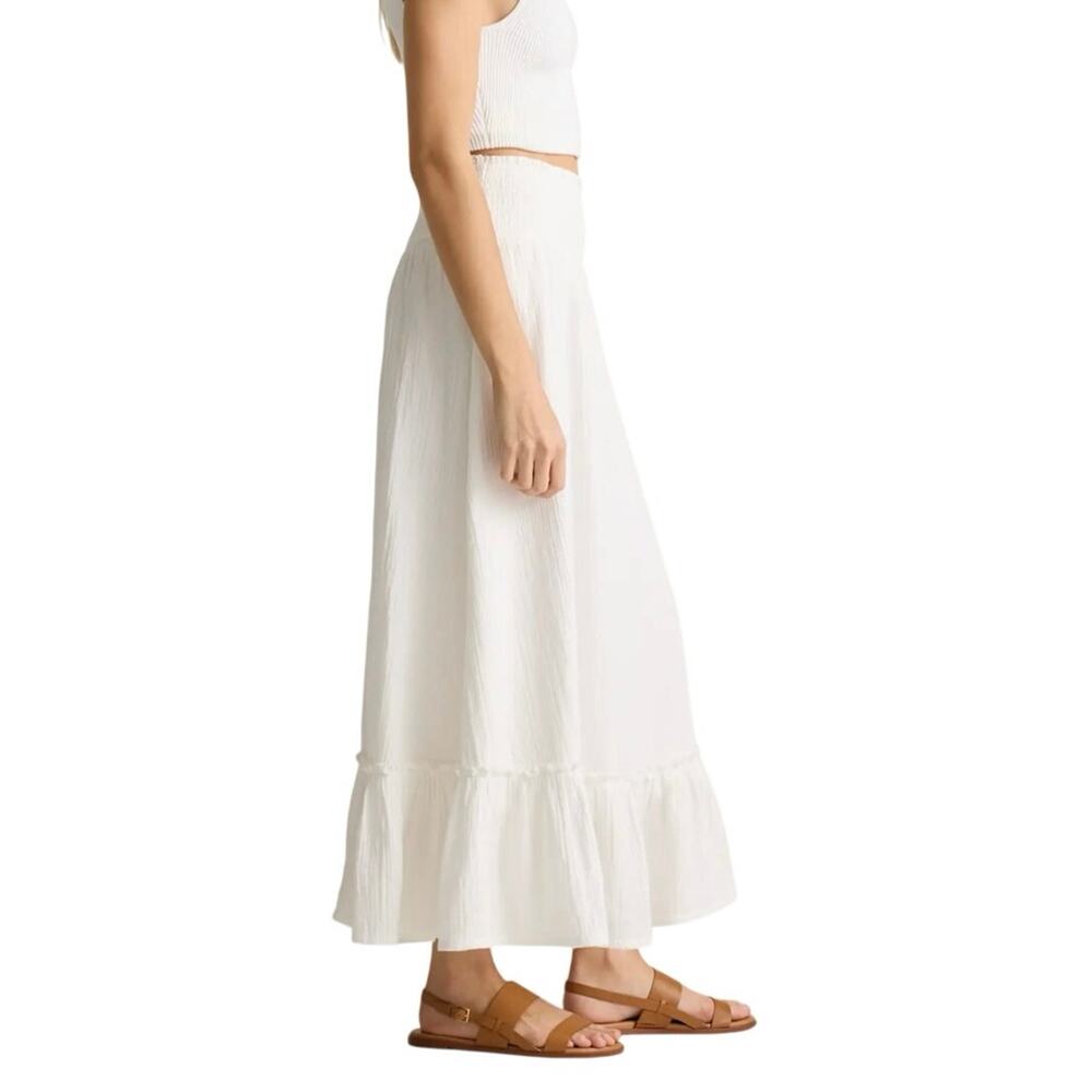 Quince White A-Line Maxi Skirt - Picture 2 of 10